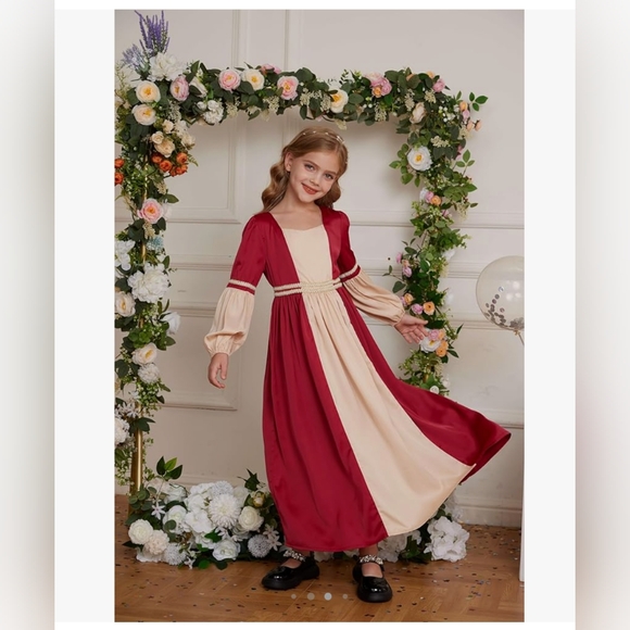 NWT Scarlett Darkness Costume Renaissance dress size 14 year 12-14 Girls - Picture 4 of 9